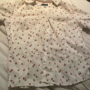 Women’s Strawberry Button Up